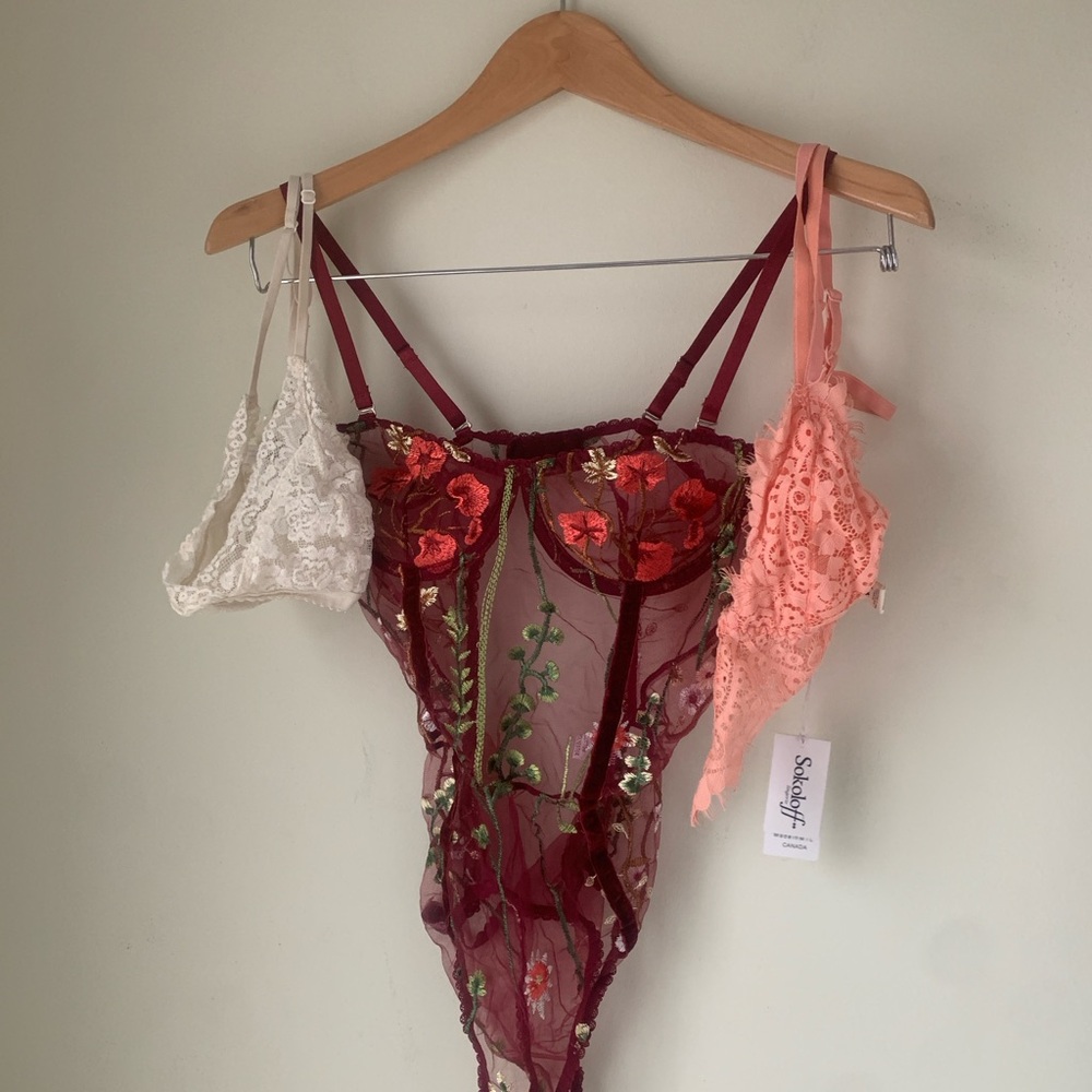 3 lingerie pieces (Talula, sokoloff, shein)